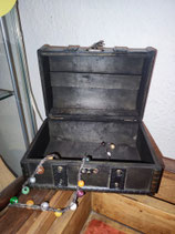 Schatulle, Lederkoffer, Ledertruhe