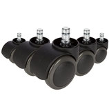 5x Harbodenrollen 11mm / 50mm