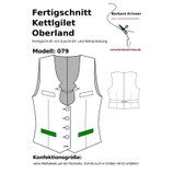 Fertigschnitt 079 Kettlgilet Oberland (Langgrößen)