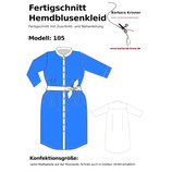 Fertigschnitt Hemdblusenkleid 105