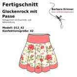 Fertigschnitt Glockenrock mit Passe