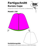 Fertigschnitt Kurzes Cape 230