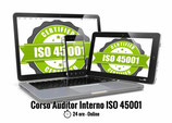 Corso Auditor Interno ISO 45001 CONVENZIONE