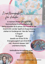 Kreativangebot für Kinder in den Sommerferien 13.08.25