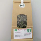 Menthe poivrée (mentha piperita ou menthe médicinale) feuilles séchées et émondées