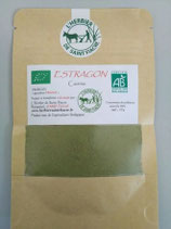 Estragon, poudre extra fine de feuilles séchées pour la cuisine