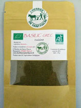 Basilic grec, poudre extra fine pour la cuisine