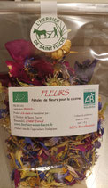 Fleurs comestibles séchées