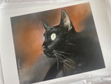 Reproduction - "Choupinette" - (Oeuvre originale au pastel sec)