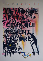 Sérigraphie N°18 "Imparfait"