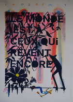 Sérigraphie N°20 "Imparfait"