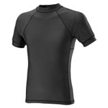 TEE-SHIRT MANCHES COURTES LYCRA+MESH NOIR- DEFCON 5
