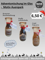Adventsmischung im Glas Motiv Auenpark