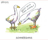 Postkarte "Schneegans"