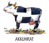Postkarte "Akkuhrat"