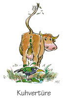 Postkarte "Kuhvertüre"