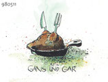 Postkarte "Gans und gar"