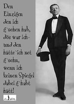Postkarte: Den Einzigen den ich g`sehn hab,