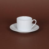 6082 Satz Tasse gerade 22 cl mit Untertasse