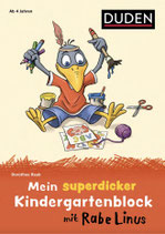 Mein superdicker Kindergartenblock mit Rabe Linus (MS, voie bilingue) - à partir de 4 ans