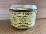 rillettes de canard nature, foie gras ou terrine au calvados