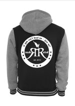 2 Tone Zip Hoody BLK_GRY