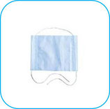 Cubre Bocas  triple azul c/10 piezas