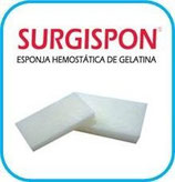 Esponja Hemostática de Gelatina Absorbible 8x5x1cm