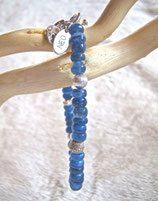 Armband mit Cyanith Disthen Azur Blau