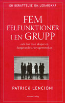 Fem felfunktioner i en grupp av Patrick Lencioni