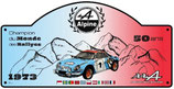 AAA Plaque Rallye : « Alpine Champion du Monde des Rallyes »