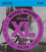 D'Addario EXL120 SUPER LIGHT