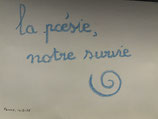La poésie, notre survie