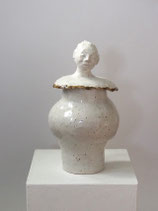 Gefäß/Vase Mädchenskulptur 4
