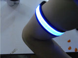 32 cm LED Armband  mit Klettverschluss inkl.Batterie