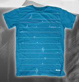 T-Shirt Beat , blue