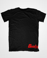 T-Shirt Red Logo Side, black