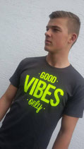 Herren T-Shirt GOOD VIBES ONLY