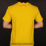 T-Shirt Poecitarium gelb Frontprint