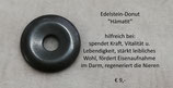 Edelstein-Donut "Hämatit"