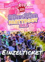 80/90er Partyboot XXL Freitag 15. Mai 2026