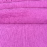 Musselin Stoff Fuchsia Uni – 100% Baumwolle – Double Gauze – weicher Baumwollstoff für Kleidung & Babyprojekte