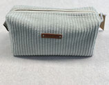 Federmäppchen Cord in 2 Farben Mint, Taupe