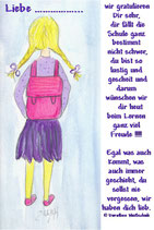 Schulanfang Mädchen