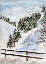 verschneite Landschaft