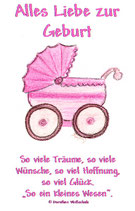 Alles Liebe zur Geburt " rosa "