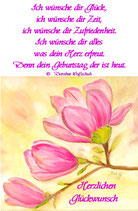 Ich wünsche dir Glück, ich wünsche dir Zeit