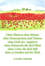 Ohne Blumen ohne Bäume