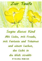Zur Taufe - Segne dieses Kind