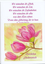 Wir wünschen dir Glück, wir wünschen dir Zeit
